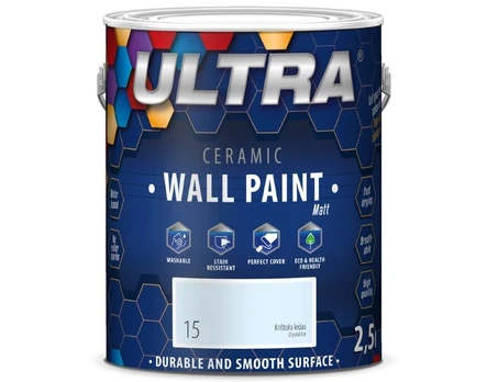 Interjero dažai ULTRA CERAMIC, 2,5 l, Krištolo ledas sp. (15)