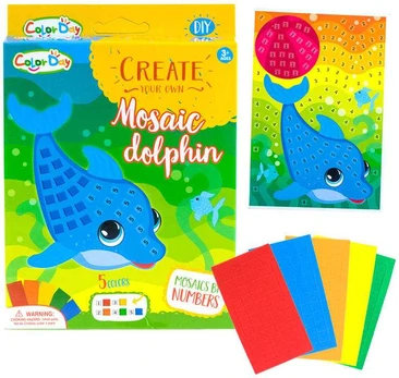 Kūrybinė mozaika Dolphin