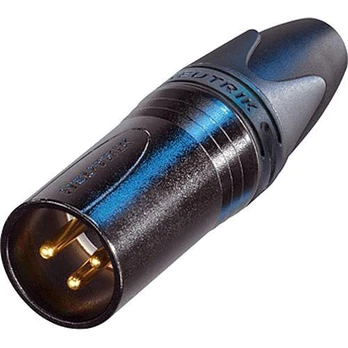 Usorteret Jungtis XLR/m Neutrik NC3MXX-B