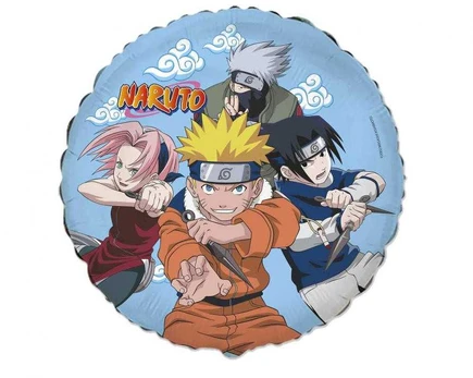 Naruto Team 7 folijos balionas 46 cm (WP)