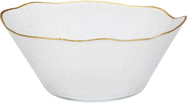 Stiklinis dubuo su auksiniu apvadu DATURA, 28 cm
