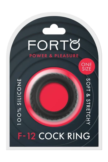 FORTO F-12 35mm Black Silicone Comfort Ring, Flexible Design