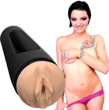Doc Johnson Main Squeeze Belladonna Black Viso dydžio masturbatorius