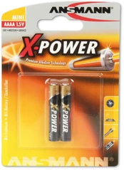 Elementas ANSMANN AAAA 1.5V (2 vnt) kaina