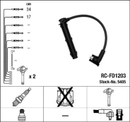 Uždegimo laido komplektas NGK 5405 kaina