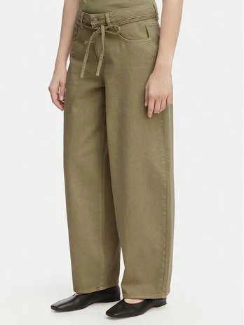 ONLY Džinsai Gianna 15372521 Smėlio Straight Leg