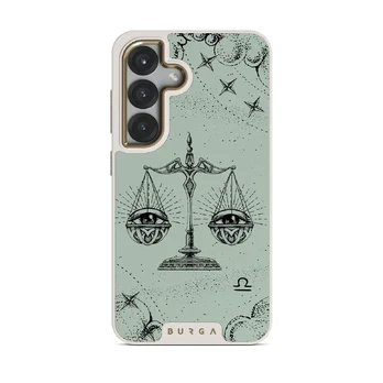 Libra - Samsung Galaxy S25 Case, Elite Light (Magnetic) / Gold / Turquoise