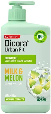 DICORA dušo želė Pienas ir melionas 825 ml