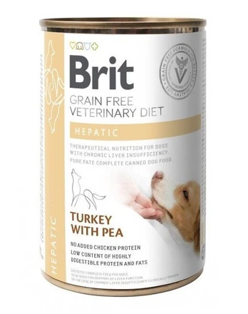 Brit Veterinary Diet Hepatic konservai šunims 400g