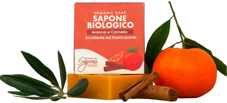 Ekologiškas muilas Apelsinas ir Cinamonas, 100 g