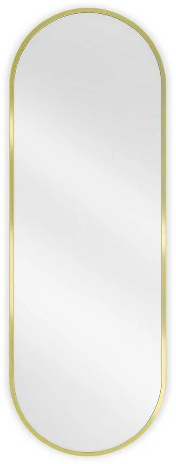 Vonios veidrodis Mexen Loft Oval, 100 x 35 cm, Gold