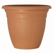 Gėlių vazonas Domoletti TE000018-100, plastikinis, Ø 18 cm, rudas kaina