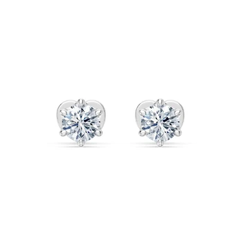 Auksiniai auskarai su deimantais „Diamond Heart VI“