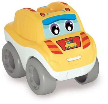 Geltonas vilkimo žaislinis automobilis Clementoni
