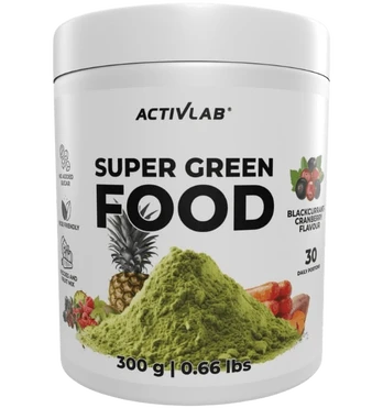 ActivLab Super Green Food, Black Currant-Cranberry, 300 g