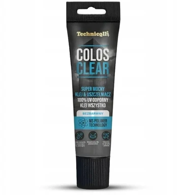 Technicqll Sandarinimo klijai COLOS CLEAR Bespalvis 80 ml