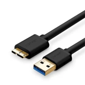 Ugreen USB 3.2 Gen 1 - micro Typ B SuperSpeed cable 0,5 m black (US130 10840) kaina