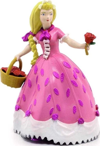 Teka Figūrinė portfelio princesė su rože