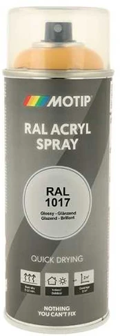 Motip Ral 1017 high gloss saffron yellow