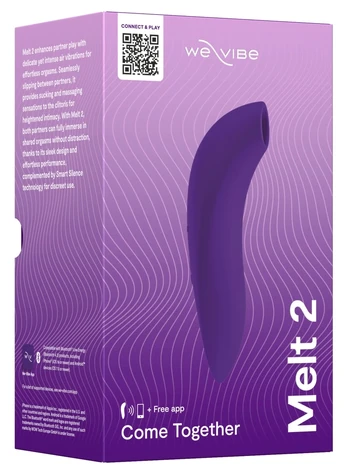 We-Vibe Melt 2 oro bangų klitorio stimuliatorius, violetinis