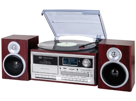 Muzikinis centras Trevi TT1072.WD plokštelių grotvas