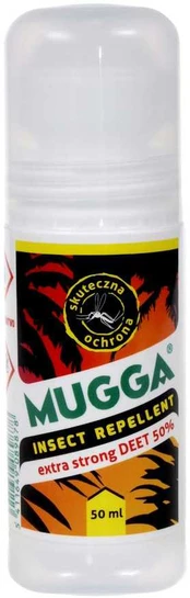 Mugga Mleczko repelent 50% Deet 50 ml kaina