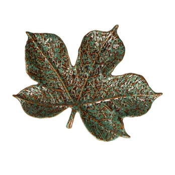 RITUALI DOMESTICI SFOGLIAMI Set of 2 fig leaf platters