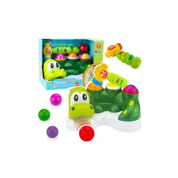 Arcade Game Ball Knocker Slide Hammer Interactive Crocodile