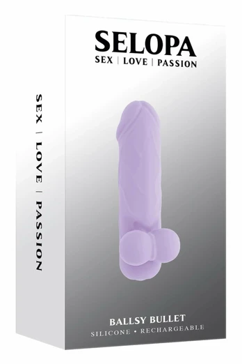 SELOPA BALLSY BULLET Intimate Silicone Device USB Waterproof 10 Modes