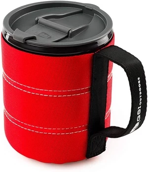 Puodelis GSI Outdoors Infinity Backpacker, polipropilenas (pp), 91 mm, 0.4 l, raudona