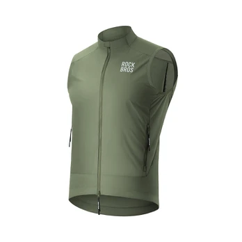 Rockbros YDMJ003 Spring/Autumn Windproof Vest Size XL - Žalias