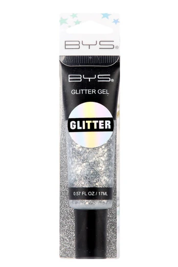 Blizgučių gelis Silver BYS, 17 ml