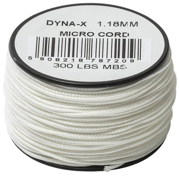 Atwood Rope MFG Dyna X Micro Cord 30 m White Virvė