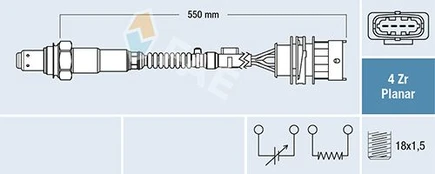 Lambda jutiklis FAE 77670