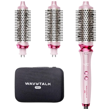 Plaukų formavimo šukos Wavytalk Heatwave Pro rožinės