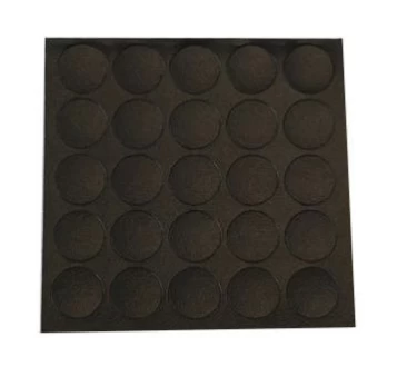 Klijuojamas dangtelis, d-13 mm, antracito sp., 25 vnt.