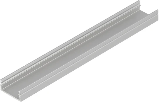 LED juostos profilis BEGTON12 J/S, anoduotas aliuminis, 1m