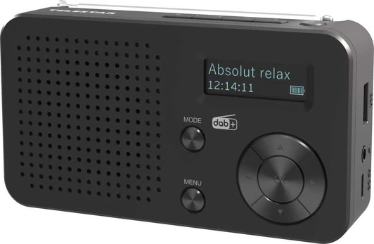 TELESTAR TOP 100 Juodas DAB+Radios Portable Radio