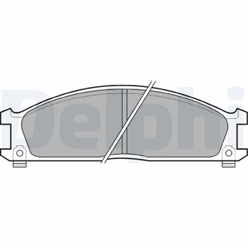 DELPHI LP0543 Brake pad set