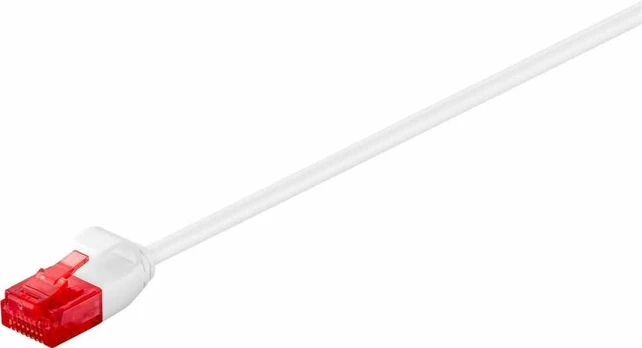 Goobay Kabelis LAN Patchcord CAT 6 U/UTP Slim BALTA 0,25m