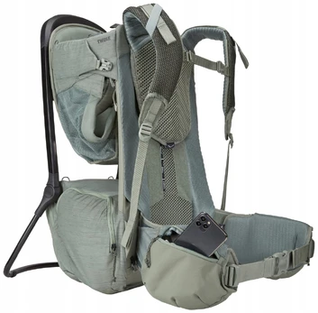 Thule Sapling ergonominė turistinė nešynė vaikams iki 18 kg, žalia