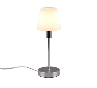 TRIO-Lighting Luis II table lamp E14 brushed chrome galda lampa