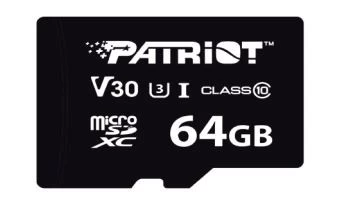 MicroSDHC card 64GB VX V30 C10 UHS-I U3