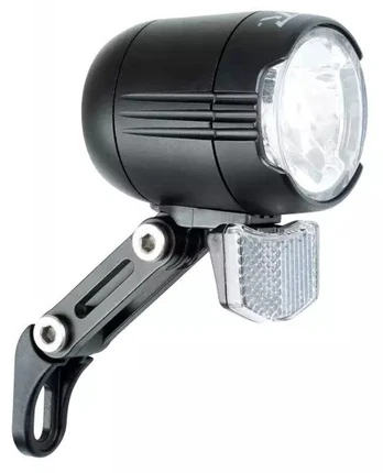 Priekinis dviračio žibintas Cube RFR E 120, aliuminis, juoda