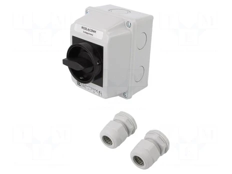 Switch: cam switch | Stabl.pos: 2 | 25A | 0-1 | Poles: 3 | Pos: 2 | IP65