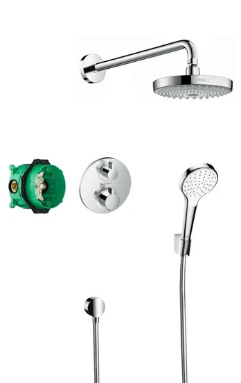 „Hansgrohe Croma Select S Chrome“ (27295000) dušo rinkinys
