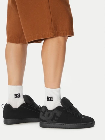 Laisvalaikio batai DC Shoes EO-COURT GRAFFIK BEVELED DC06035001 Juoda