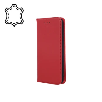Dėklas Telforceone Genuine Leather Smart Pro for iPhone 17 Air 6,6' maroon