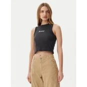 Roxy Marškinėliai ERJKT04261 Pilka Slim Fit