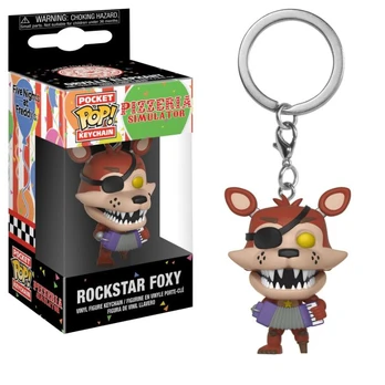 Raktų pakabukas Rocket POP! Keychain Pizzeria Simulator Rockstar Foxy
